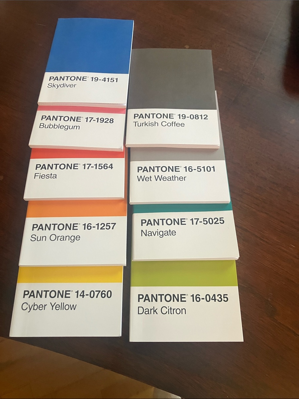 PANTONE Mini Notebook Set
